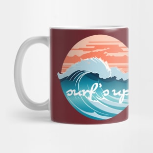 Surf's up! Vintage Design Mug